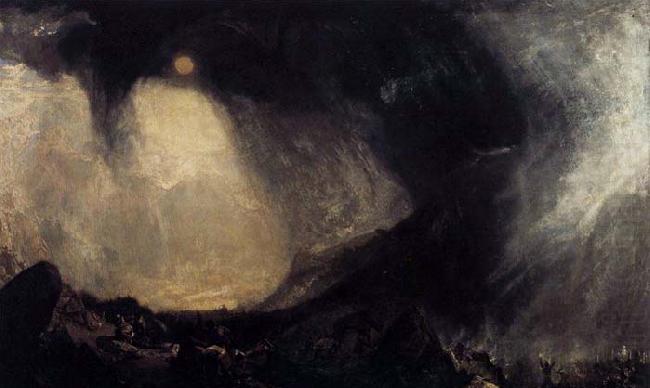 Joseph Mallord William Turner Snow Storm, Hannibal and his Army Crossing the Alps china oil painting image